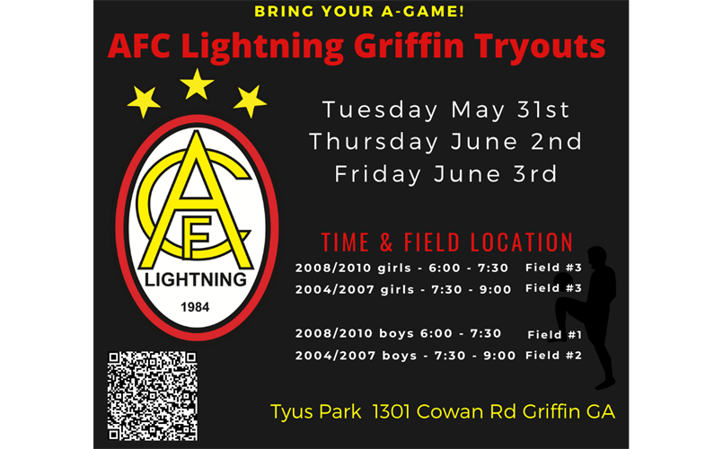 AFC Lighting Griffin Tryouts